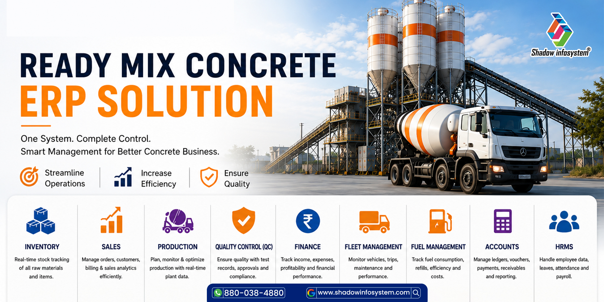 RMC Plant Operations Dashboard Preview